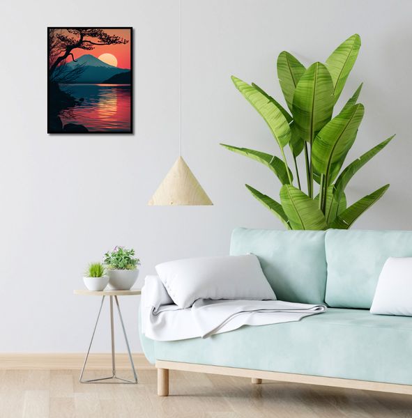 Plakat 40x50cm Góra Wieczorem zdjęcie 4