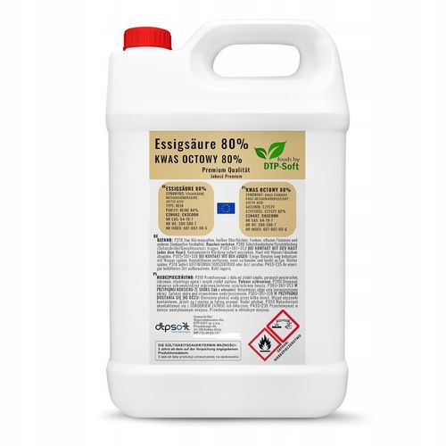 KWAS OCTOWY 5l ESENCJA OCTOWA 80% 5L Czyszczenie Premium na Arena.pl
