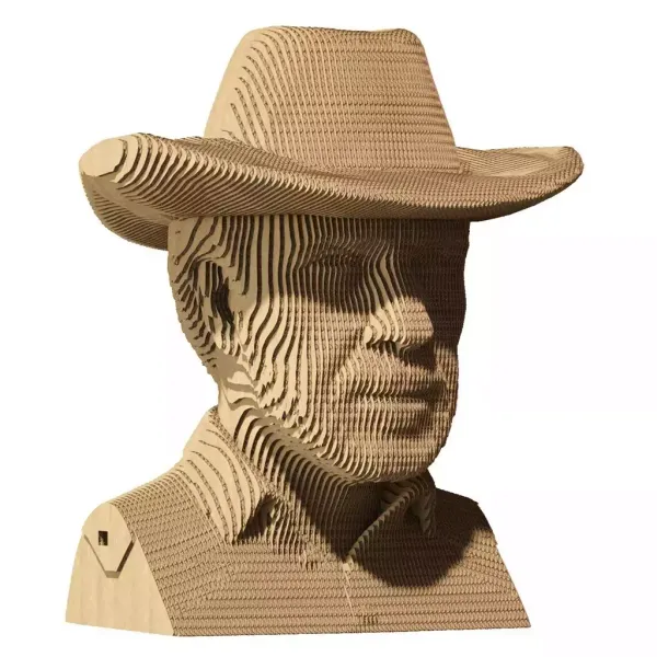 Puzzle 3D kartonowe - Chuck Norris zdjęcie 1
