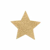 bijoux indiscrets flash golden star - ozdoby samoprzylepne złote gwiazdy