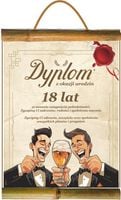 dyplom z okazji 18-lat gentelmani d257