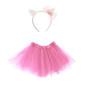 Akcesoria do przebrania spódniczka opaska Kotek