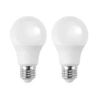 2 x Żarówka LED A60 E27 7W 620lm zimna do biura energooszczędna