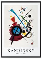 Plakat Kandinsky Violet 40x50 cm w czarnej ramie