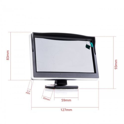 Monitor do kamery cofania LCD 5" 12V EINPARTS / EPP014N na Arena.pl