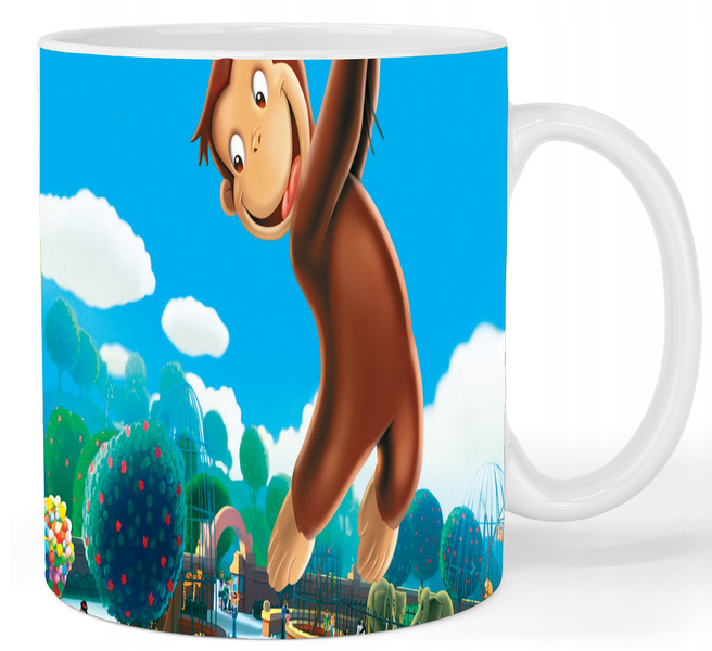 Kubek ceramiczny Ciekawski George zdjęcie 1