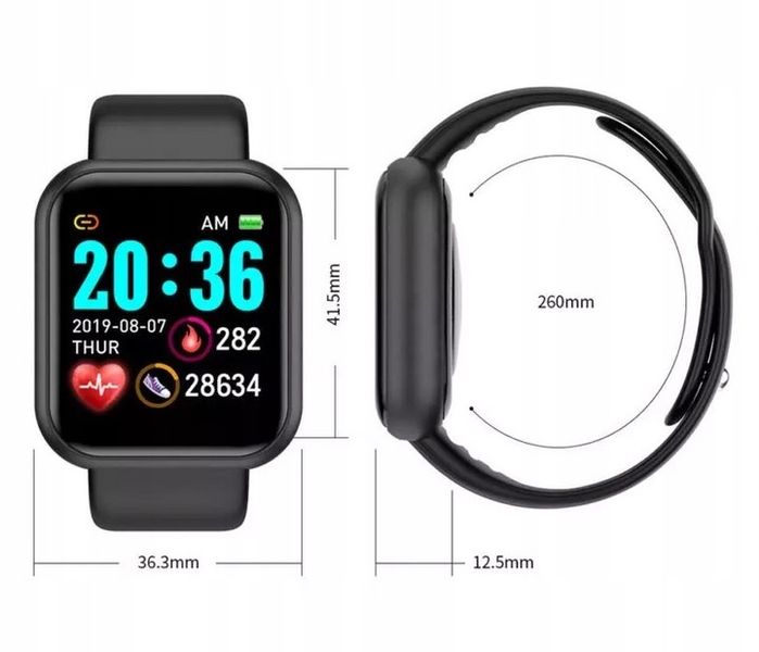 SMARTBAND L18 ZEGAREK SMARTWATCH DAMSKI MĘSKI DLA DZIECI BAND OPASKA SPORT zdjęcie 9