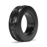 oxballs pig-ring silikonowy pierścień anatomiczny czarny 3,5 cm