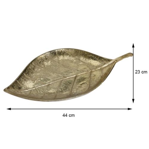 Patera złota Liść 44 cm na Arena.pl