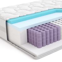 Materac 90x200 SELECT DYNAMIC marki PAN MATERAC średnio-twardy sprężynowy