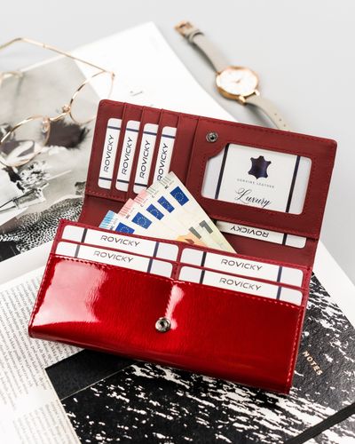 portfel damski skórzany h24-fo-2-sh9 red na Arena.pl