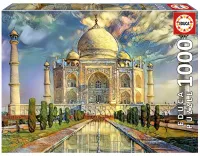 Puzzle Educa 1000 elementów Educa Puzzle 1000 elementów Taj Mahal / Indie