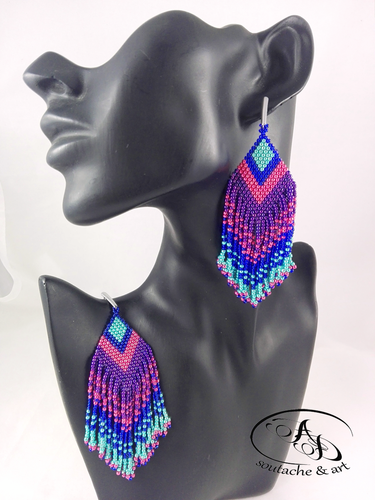 Kolczyki Inidiańce Multikolor na Arena.pl