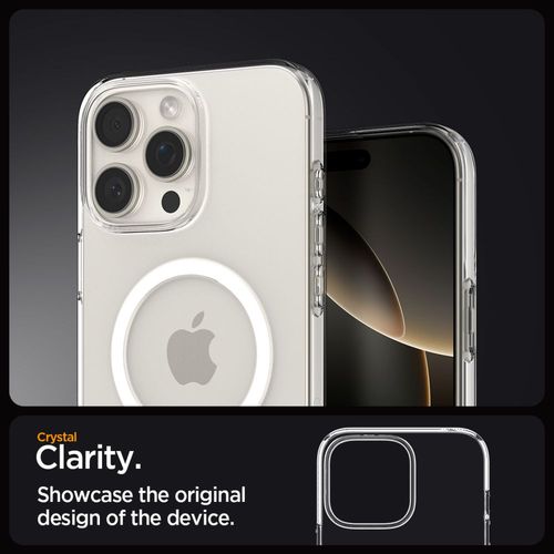 Etui pokrowiec na iPhone 16 Pro Liquid Crystal Mag MagSafe - przezroczyste na Arena.pl