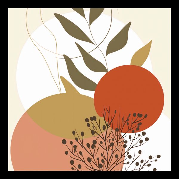 Plakat 20x20cm Impresja Jesieni zdjęcie 2