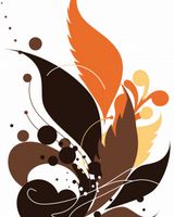 Plakat 40x50cm Ognie Jesienne