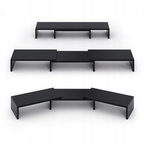 PODSTAWKA POD MONITOR PODWÓJNA REGULOWANA DŁUGOŚĆ, podnosi ekran o: 12,6 cm na Arena.pl