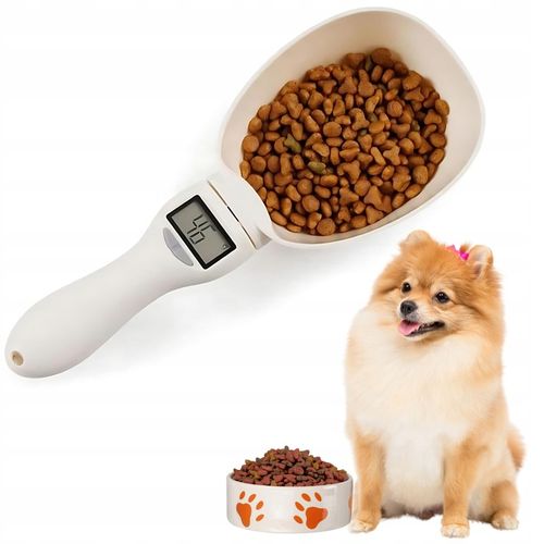 ŁYŻKA Z MIARKĄ WAGĄ łopatka do karmy dla psa kota z wyświetlaczem LCD 800g na Arena.pl