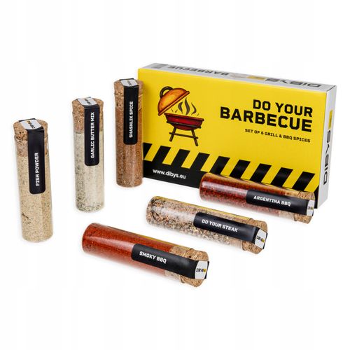 zestaw przypraw do grilla "do your barbecue" 6x60ml na Arena.pl