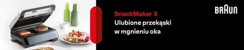 Braun SnackMaker 5 SM5038 800 W, srebrny/szary na Arena.pl