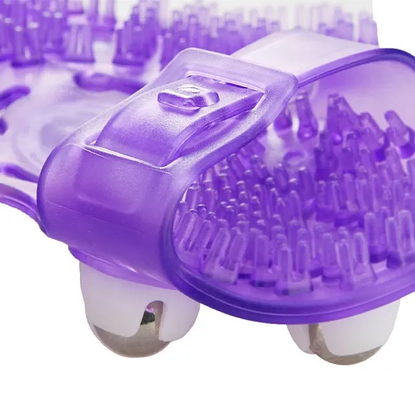 Masażer - PowerBullet Roller Balls Purple zdjęcie 7