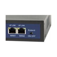 SWITCH POE DO KAMER 4xPOE 100Mbps 2xUpLINK 75W BLOW Extend mode