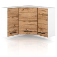 Szafka Kuchenna Wisząca Narożna Modułowa 90x90cm Spremium Dąb Wotan