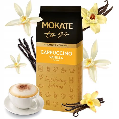 Napój Kawowy Kawa Cappuccino Waniliowe 1KG Puszysta Pianka Vending Mokate na Arena.pl