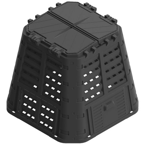 KOMPOSTOWNIK OGRODOWY 480L CZARNY CAŁOROCZNY GRATIS AKTYWATOR KOMPOSTU na Arena.pl