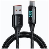 mcdodo kabel z wyświetlaczem usb-c szybkie ładowanie usb typ c 5a 66w