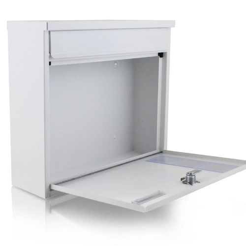 16056 Skrzynka na listy biała z wrzutem okienka poglądowe post gazety na Arena.pl