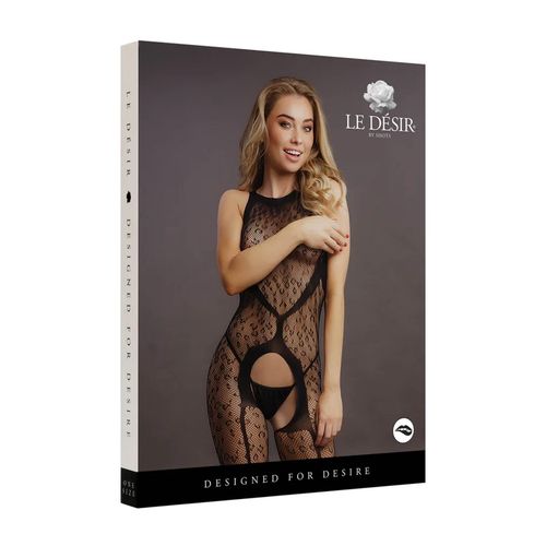 crotchless leopard bodystocking - one size na Arena.pl