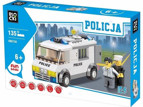 KLOCKI BLOCKI POLICJA 135 ELEMENTÓW na Arena.pl