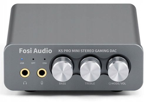 Fosi Audio K5 Pro - DAC/AMP | Plug and Play | Gaming DAC na Arena.pl