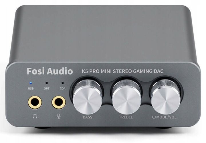 Fosi Audio K5 Pro - DAC/AMP | Plug and Play | Gaming DAC zdjęcie 1