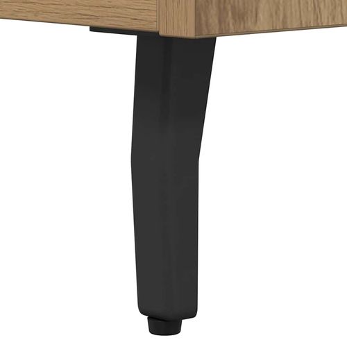 Bufet dąb artisan 34 x 34.5 x 90 cm Materiał drewnopochodny na Arena.pl