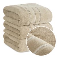 Ręcznik kąpielowy miękki puszysty gram. 500 GSM 50x90 SIBEL beżowy