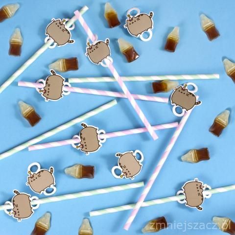 Słomki Pusheen 10 pak na Arena.pl