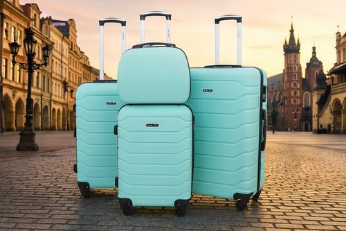 ZESTAW WALIZEK 4w1 WALIZKA PODRÓŻNA NA KÓŁKACH GRAVITT 931 na Arena.pl