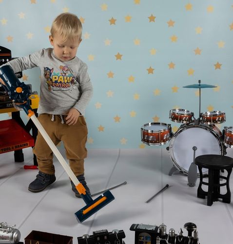 Odkurzacz dla Dzieci 2w1 Pionowy i Ręczny z Dźwiękiem Funkcja Ssania Dźwięk na Arena.pl