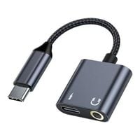 beline adapter rozdzielający usb-c na    usb-c/jack 3,5mm 60w