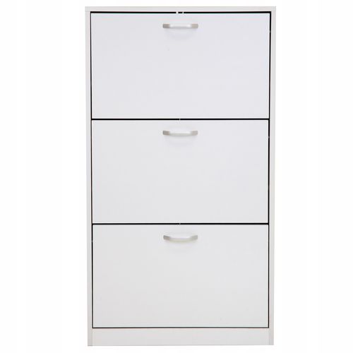 SZAFKA na buty regał 3 KOMORY OBUWIE komoda pojemna do przedpokoju REGAŁ na Arena.pl