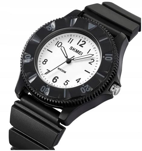 Zegarek dziecięcy SKMEI analogowy czytelna tarcza czarny na Arena.pl