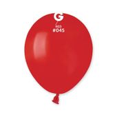 Balony pastelowe czerwony, 12 cm 3 szt.