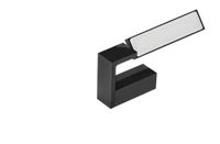 Czarny kinkiet łazienkowy Dalen LED 7W metalowa listwa