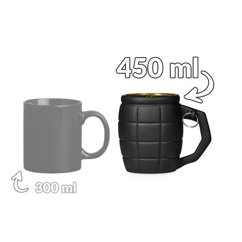 Kubek Granat 450 ml - Czarny na Arena.pl