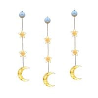 Oświetlenie świąteczne LED gwiazda i księżyc na okno z przyssawką 3xAAA