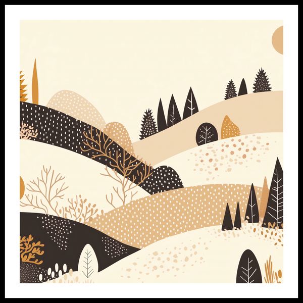 Plakat 80x80cm Jesień w Wzgórzach zdjęcie 3
