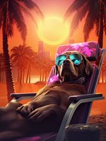 Plakat 60x80cm Lato w Stylu