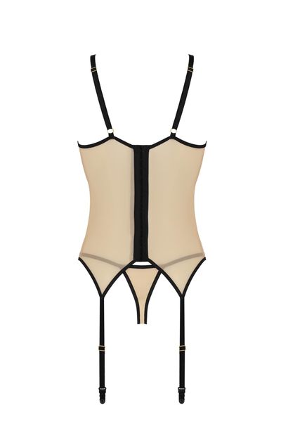 Bielizna-Daisy Corset Beige L/Xl zdjęcie 4